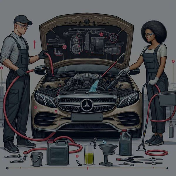 How to Perform a Coolant Flush on a Mercedes-Benz E-Class?