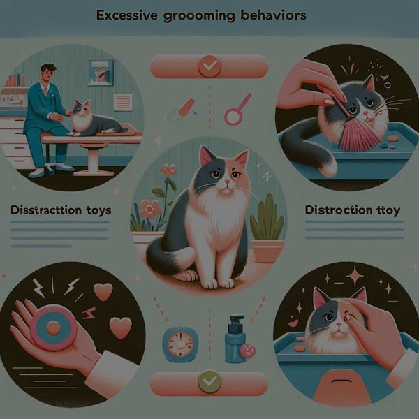 How to Address Excessive Grooming Behaviors in Cats?